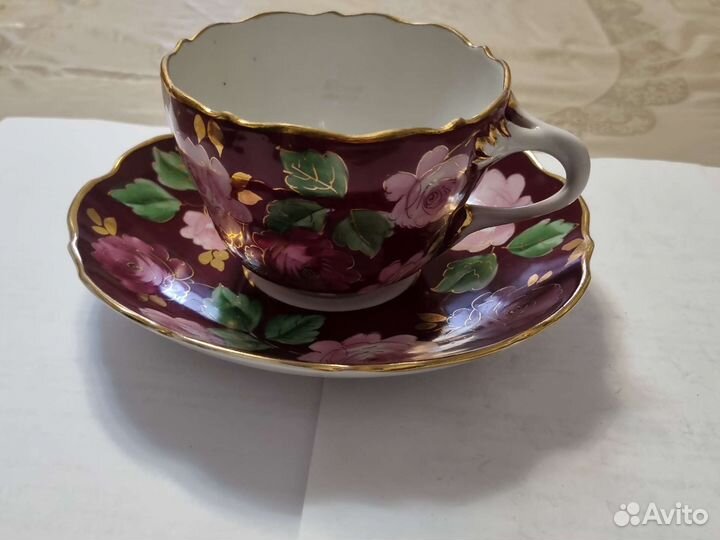 Чайная пара фарфор