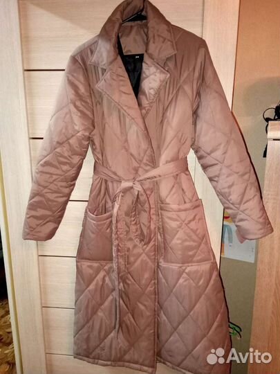 Пальто демисезонное стёганое р. 48-50