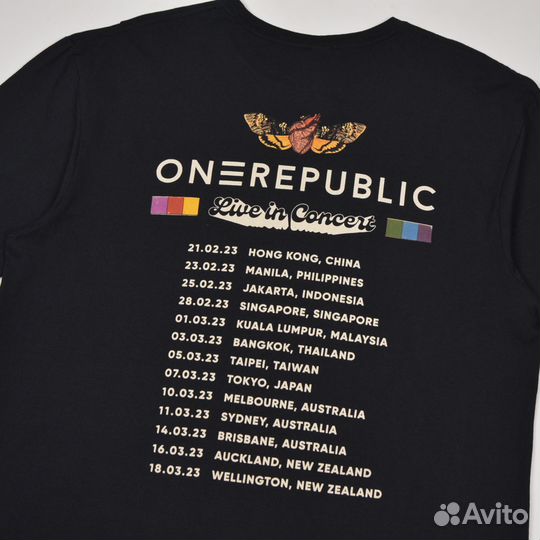 Футболка-мерч OneRepublic 2023 Tour