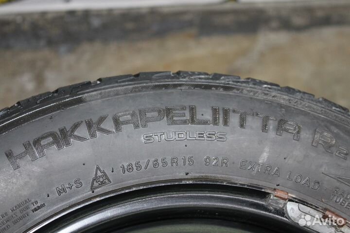 Колесо в сборе Nokian 185/65 R15 92R Hakkapeliitta