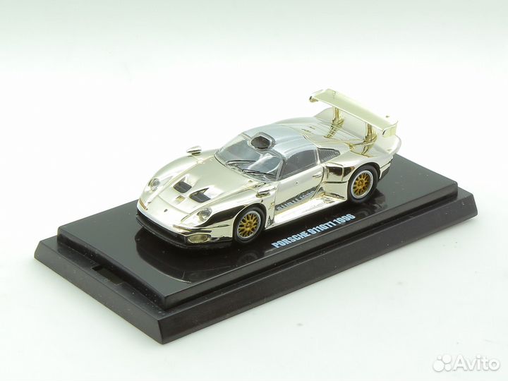 Kyosho 1/64 Porsche 911 GT1 1996 Редкий