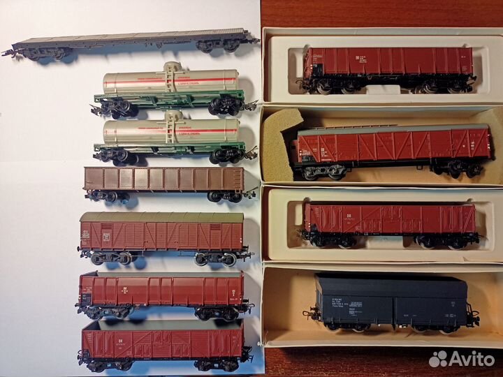 Железная дорога, 4-х осные вагоны