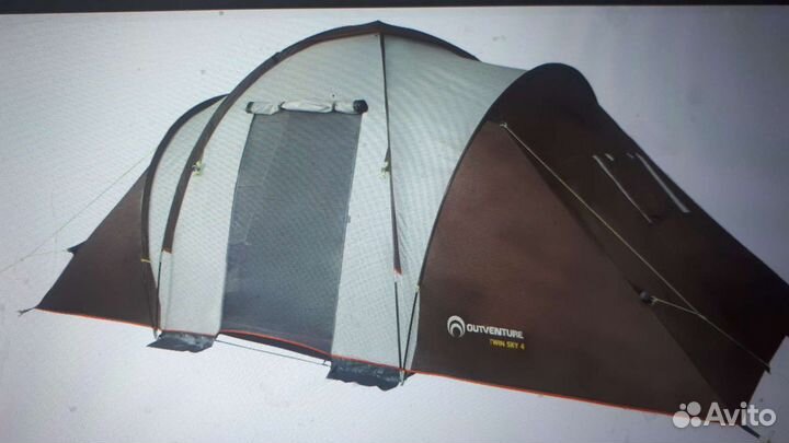 Палатка 4-х местная Outventure Tourist tent twin S
