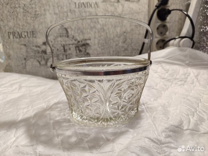 Посуда СССР цветное стекло