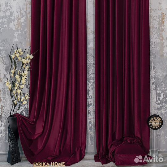 Портьеры бархат Богема шторы готовые
