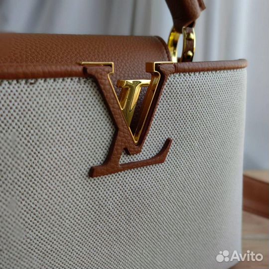 Сумка Louis Vuitton Capucines Из Канвы и Кожи