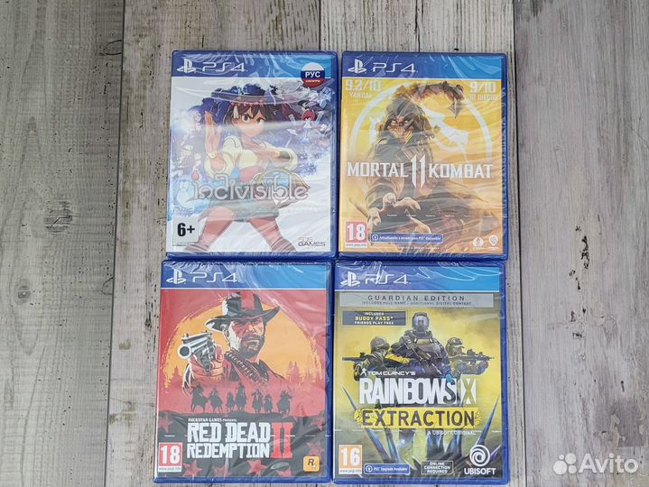 Новые диски Sony PS4