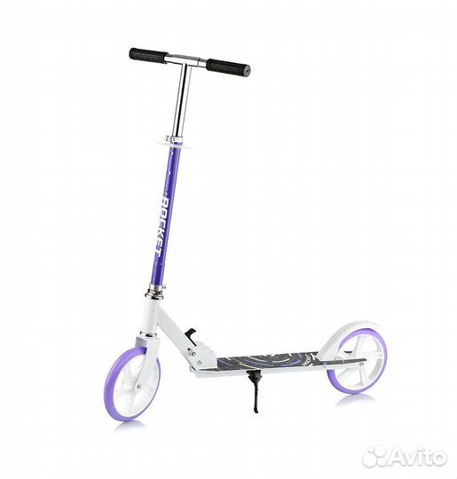 Самокат rocket R0066, 200 мм, сиреневый