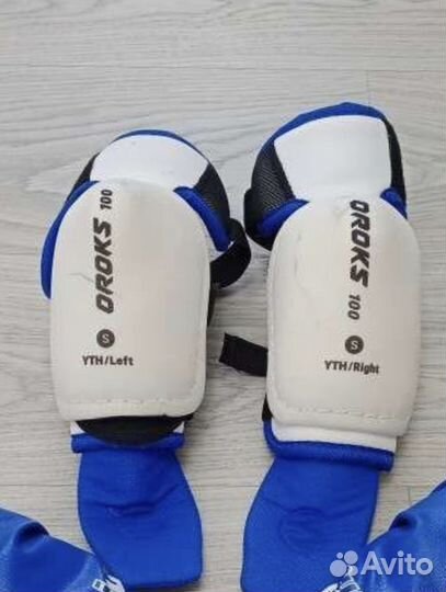 Нагрудник хоккейный 6-9 лет налокотники