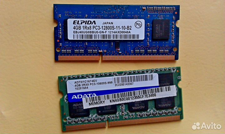Озу ддр3 4гб для ноутбука