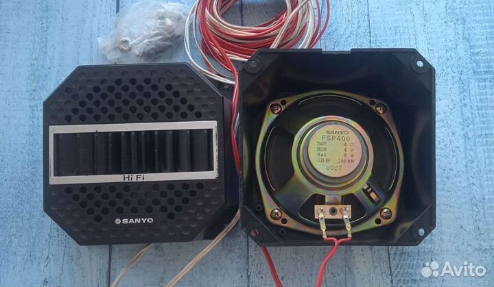 Aудиомагнитола Sanyo FT 222M с колонками 80-е гг