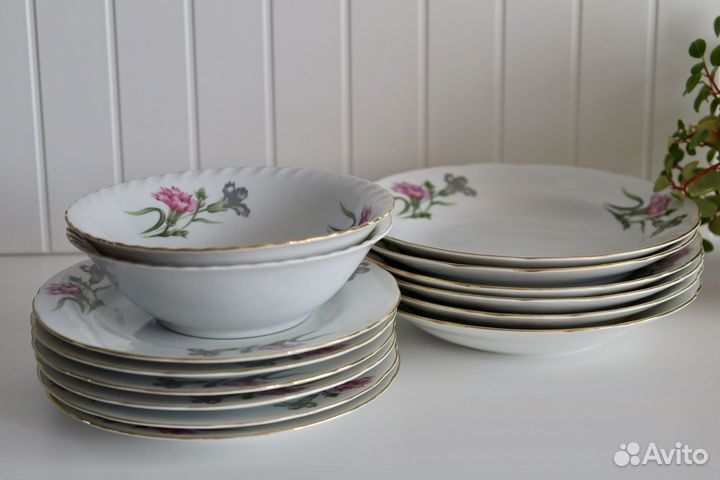 Тарелки и салатники винтажные фарфор Япония