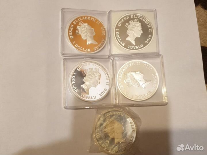 1 доллар 2010 год Тувалу «Балет. Русские сезоны»