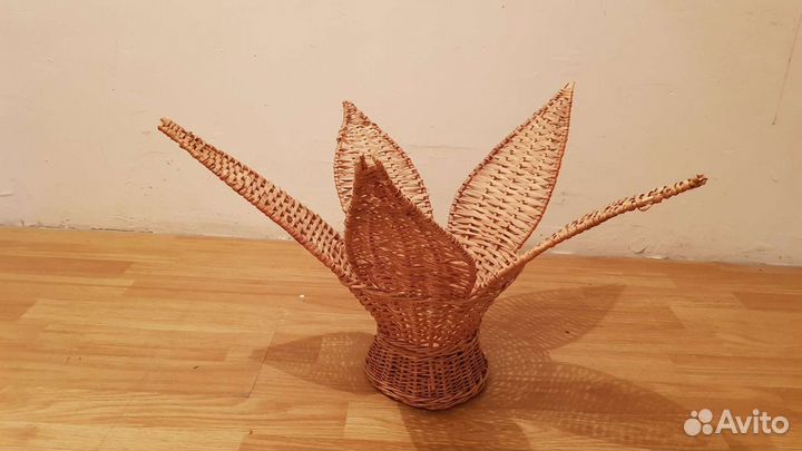 Абажур плетеный