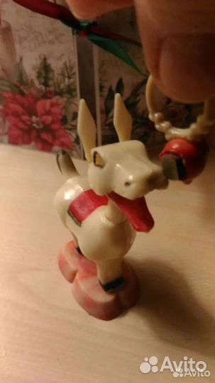 Ослик игрушка СССР колкий пластик