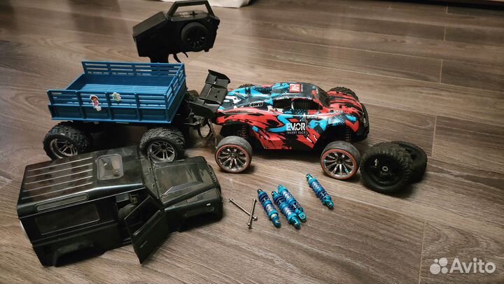 Машинка на радиоуправлении remo hobby s evor 1/16