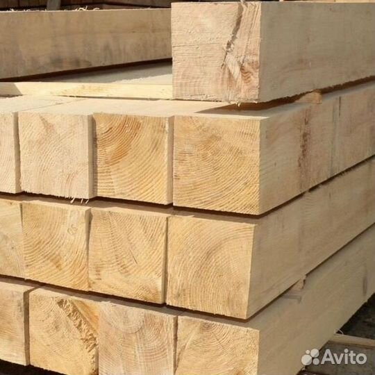 Обрезной брус от производителя 100х200х6 из сосны