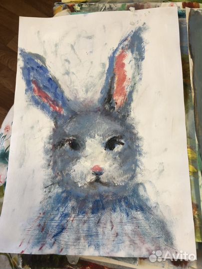 Картина «Смешной кролик»
