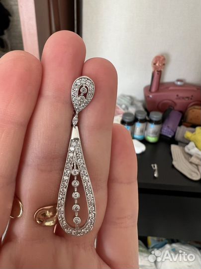 Серьги серебро