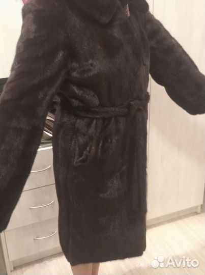 Шуба норковая 42 44 бу