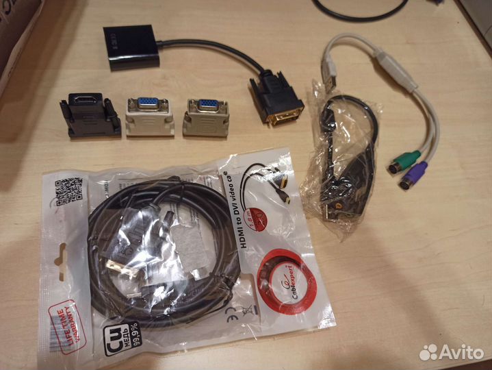 Переходники для мониторов и шнуры
