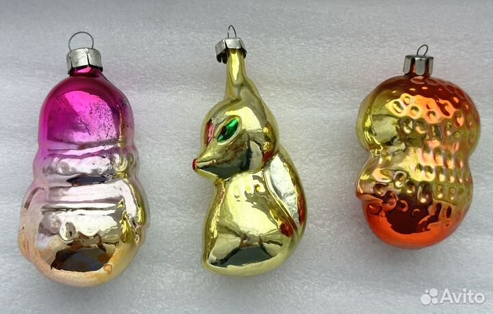 Елочные игрушки СССР винтаж