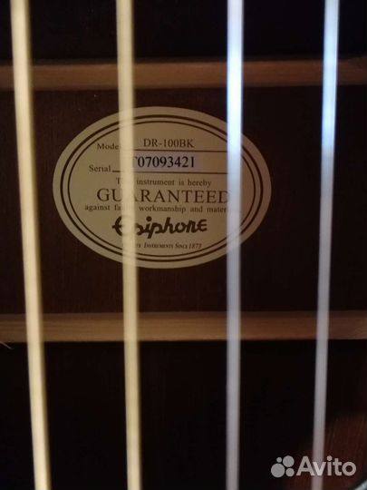 Акустическая гитара epiphone