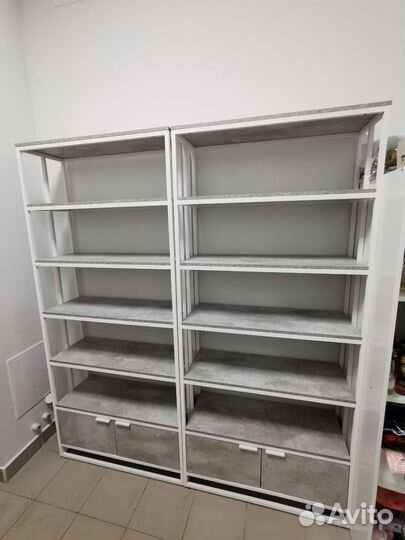 Выставочные стеллажи в стиле Лофт