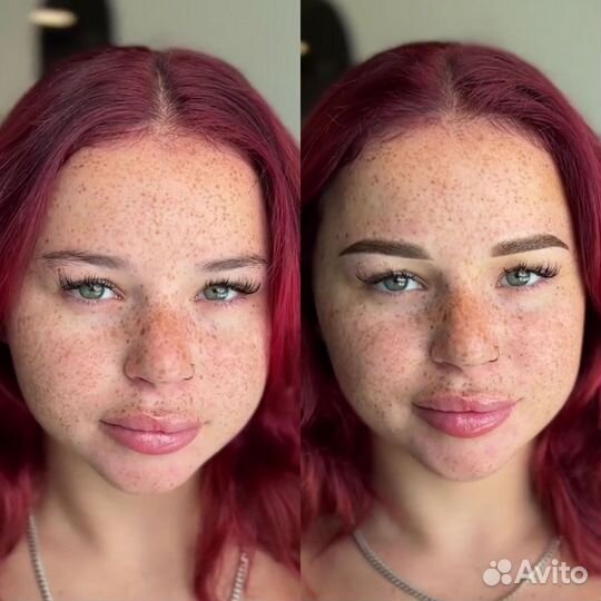 Перманентный макияж бровей, губ, межресничка