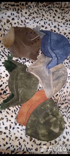 Шапки новые (овчина, кролик рекс, пони)