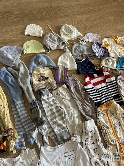Большой пакет вещей на мальчика 0+