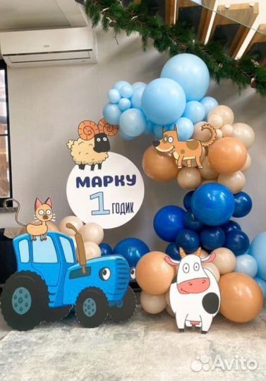 Фотозона из шаров на детский праздник