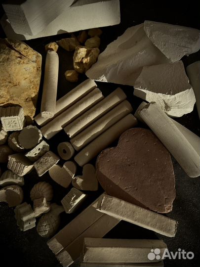 Природный мел и глина