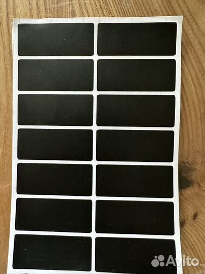 Грифельные наклейки на банки бутылки