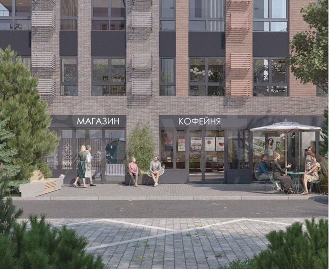 Коммерция первая линия, 38.69 м²