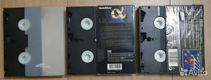 Видеокассеты VHS для перезаписи