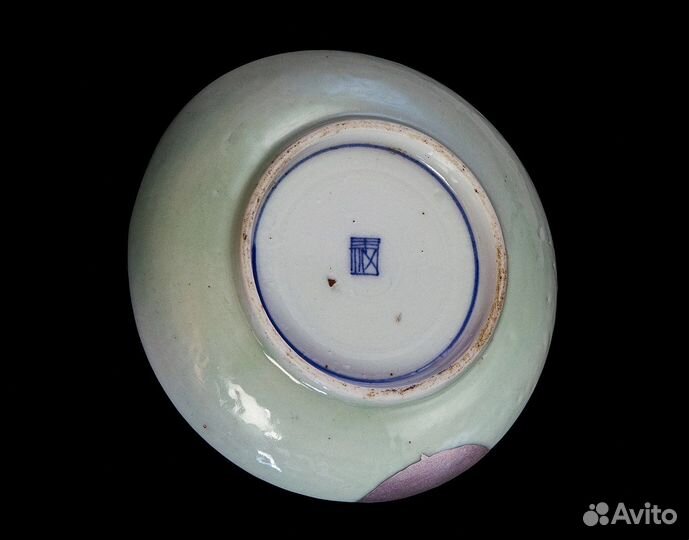 Блюдце кинцуги Япония начало XX века Карафуто