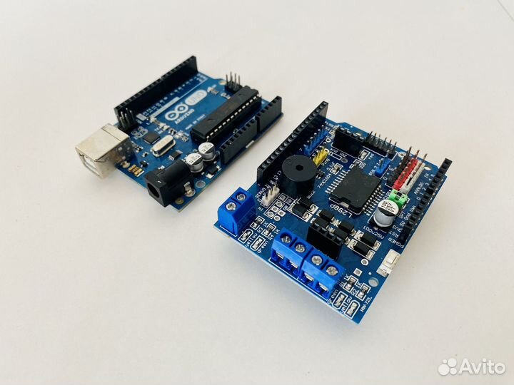 Набор Arduono Uno R3 + Motor Sheild L298P (б/у)