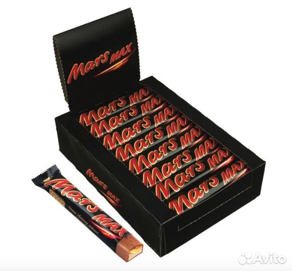 Шоколадный батончик mars max 78г