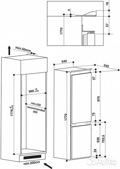 Холодильник Hotpoint-Ariston BCB 70301 AA (RU)