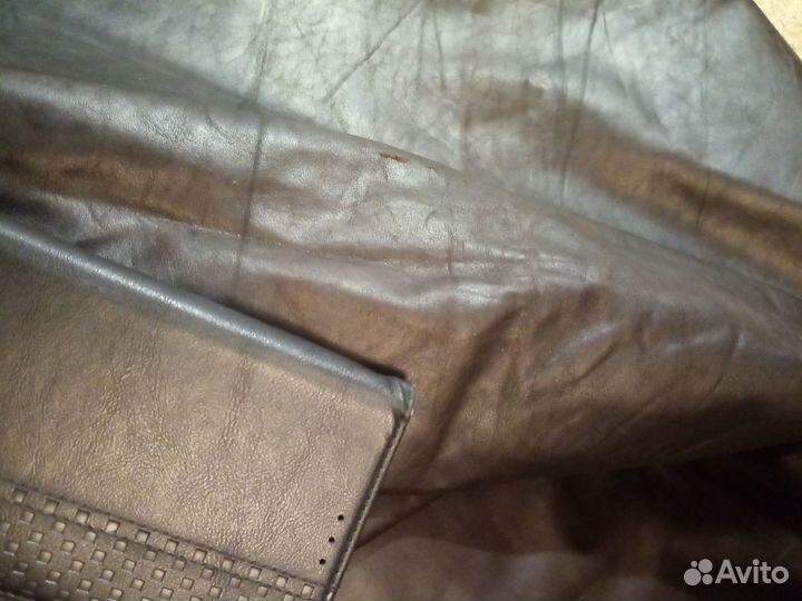 Кожа. Галантерейная. Темно коричневая. вышлю