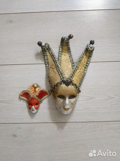 Маски Венецианские, интерьерные, 2шт