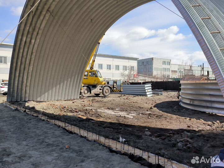 Быстровозводимый склад/ангар/место для хранения