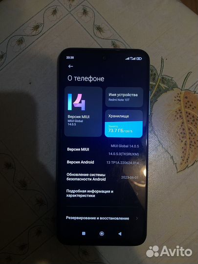 Xiaomi Redmi Note 10T, 4/128 ГБ