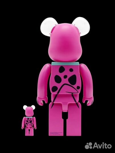 Фигура Bearbrick The Flintstones Dino 400% 100%