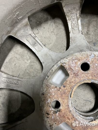 Литой диск Hyundai Solaris Kia Rio 4x100 R15 1шт