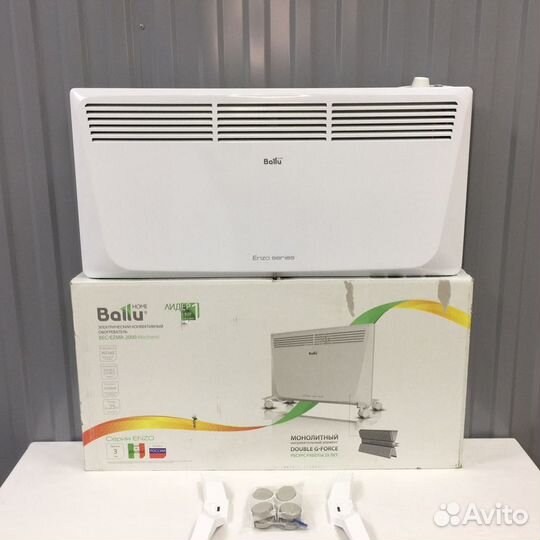Конвектор Ballu 2 кВт 25 м², (новый)