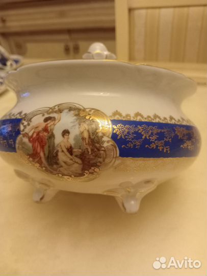 Бонбоньерка Oscar Schlegelmilch, фарфор Германия