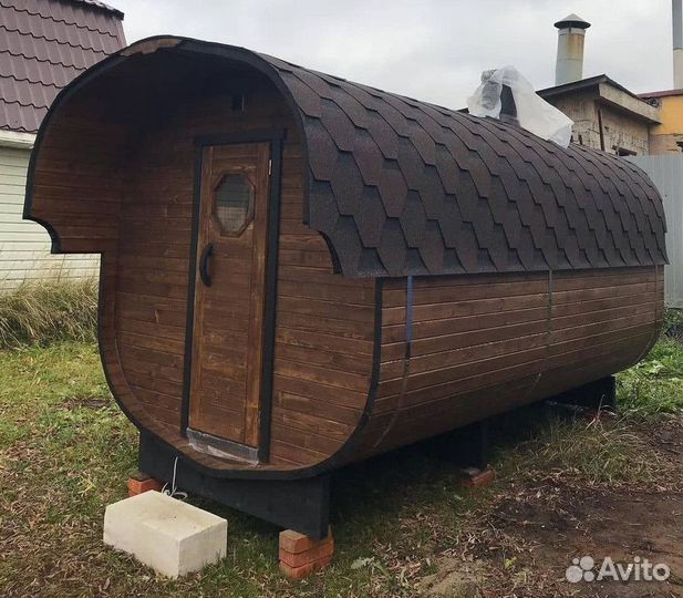Баня квадро бочка под ключ