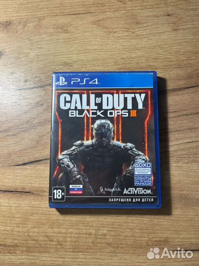 Игра для приставки на пс4 call of duty black ops 3